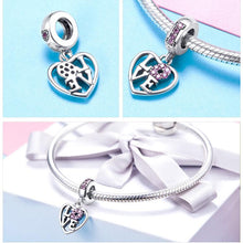 Load image into Gallery viewer, Valentine Love Heart Shape Pendant - Cherry Treasures, charms, bracelets, pandora type charms