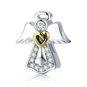 Guardian Angel Charm - Cherry Treasures, charms, bracelets, pandora type charms