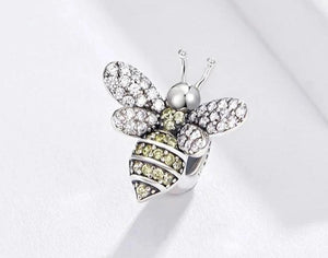 Queen Bee Charm - Cherry Treasures, charms, bracelets, pandora type charms