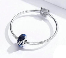 Load image into Gallery viewer, Nighty Sky Murano Glass Beads - Cherry Treasures, charms, bracelets, pandora type charms

