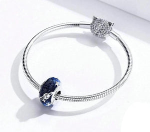 Nighty Sky Murano Glass Beads - Cherry Treasures, charms, bracelets, pandora type charms