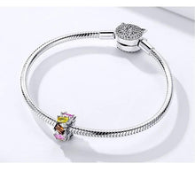 Load image into Gallery viewer, Multicolored Cubic Zirconia Stoppers - Cherry Treasures, charms, bracelets, pandora type charms
