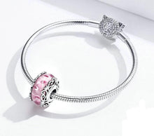 Load image into Gallery viewer, Vintage Pattern Glass Beads - Cherry Treasures, charms, bracelets, pandora type charms
