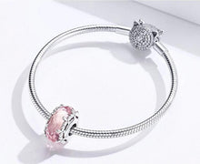 Load image into Gallery viewer, Cutting Murano Beads - Cherry Treasures, charms, bracelets, pandora type charms
