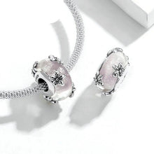 Load image into Gallery viewer, Vintage Flower Handmade Murano Beads - Cherry Treasures, charms, bracelets, pandora type charms
