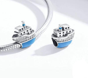 Travel Navigate Tours Metal Beads - Cherry Treasures, charms, bracelets, pandora type charms