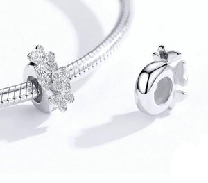 Butterfly Stopper Charm - Cherry Treasures, charms, bracelets, pandora type charms