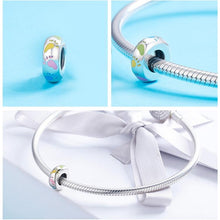 Load image into Gallery viewer, Colorful Little Footprints Beads - Cherry Treasures, charms, bracelets, pandora type charms
