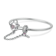 Load image into Gallery viewer, Heart Paddock Bracelets - Cherry Treasures, charms, bracelets, pandora type charms
