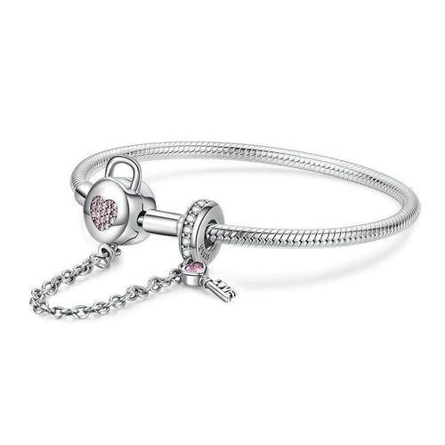 Heart Paddock Bracelets - Cherry Treasures, charms, bracelets, pandora type charms