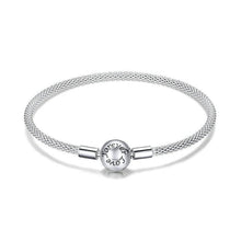 Load image into Gallery viewer, Love Forever Love Snake Chain Bracelets - Cherry Treasures, charms, bracelets, pandora type charms
