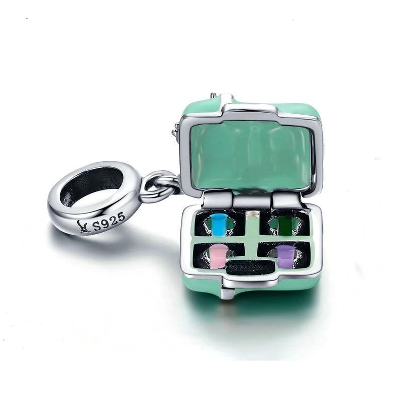 Macaron Candy Box Love Bowknot Pendant - Cherry Treasures, charms, bracelets, pandora type charms