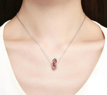 Load image into Gallery viewer, Rose Flower European Glass Beads - Cherry Treasures, charms, bracelets, pandora type charms
