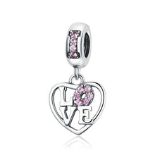 Load image into Gallery viewer, Valentine Love Heart Shape Pendant - Cherry Treasures, charms, bracelets, pandora type charms
